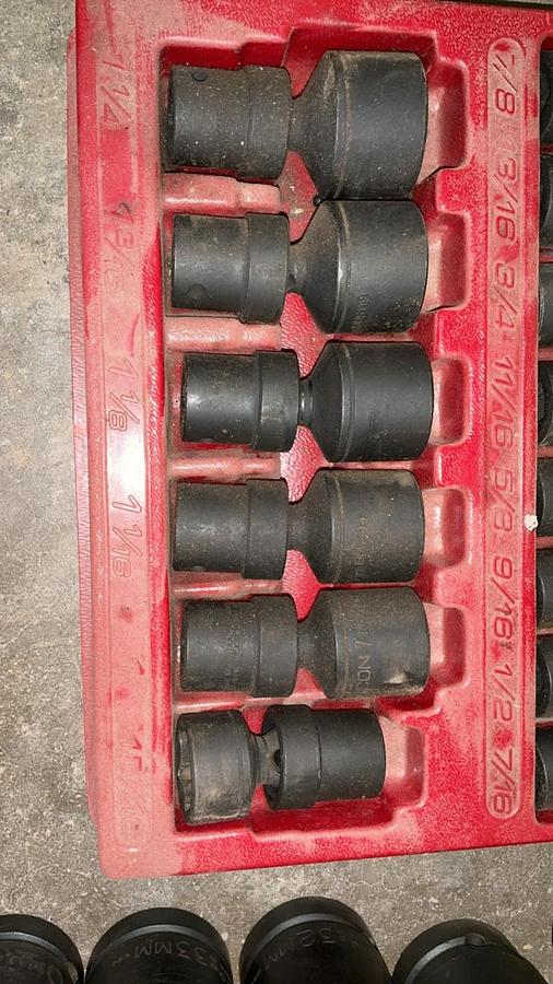 Used Socket Sets and Hex Wrenches