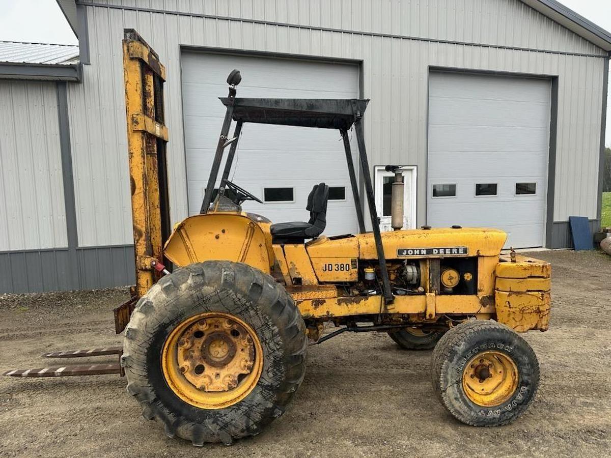 Used John Deere 380-D Rough Terrain Forklift