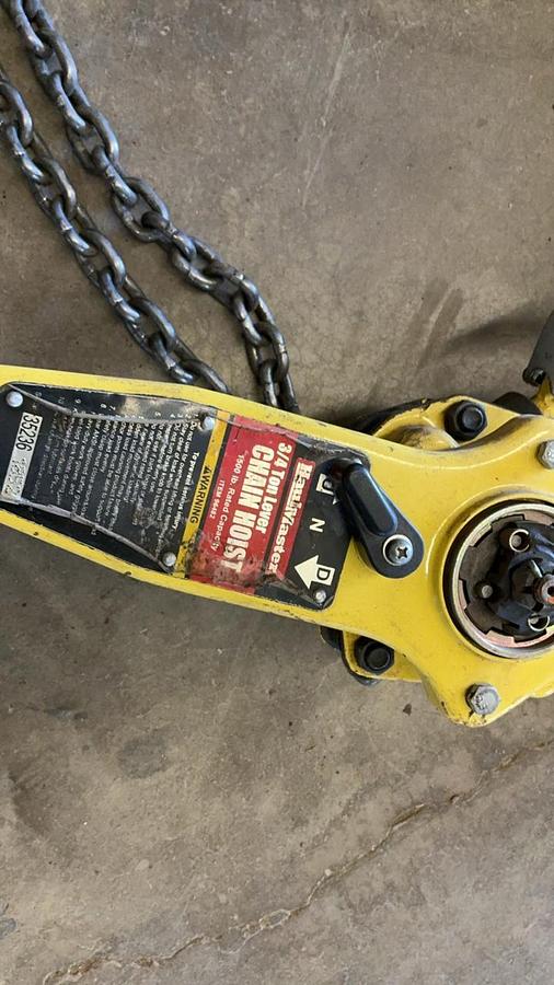 Used Haulmaster Chain Hoist