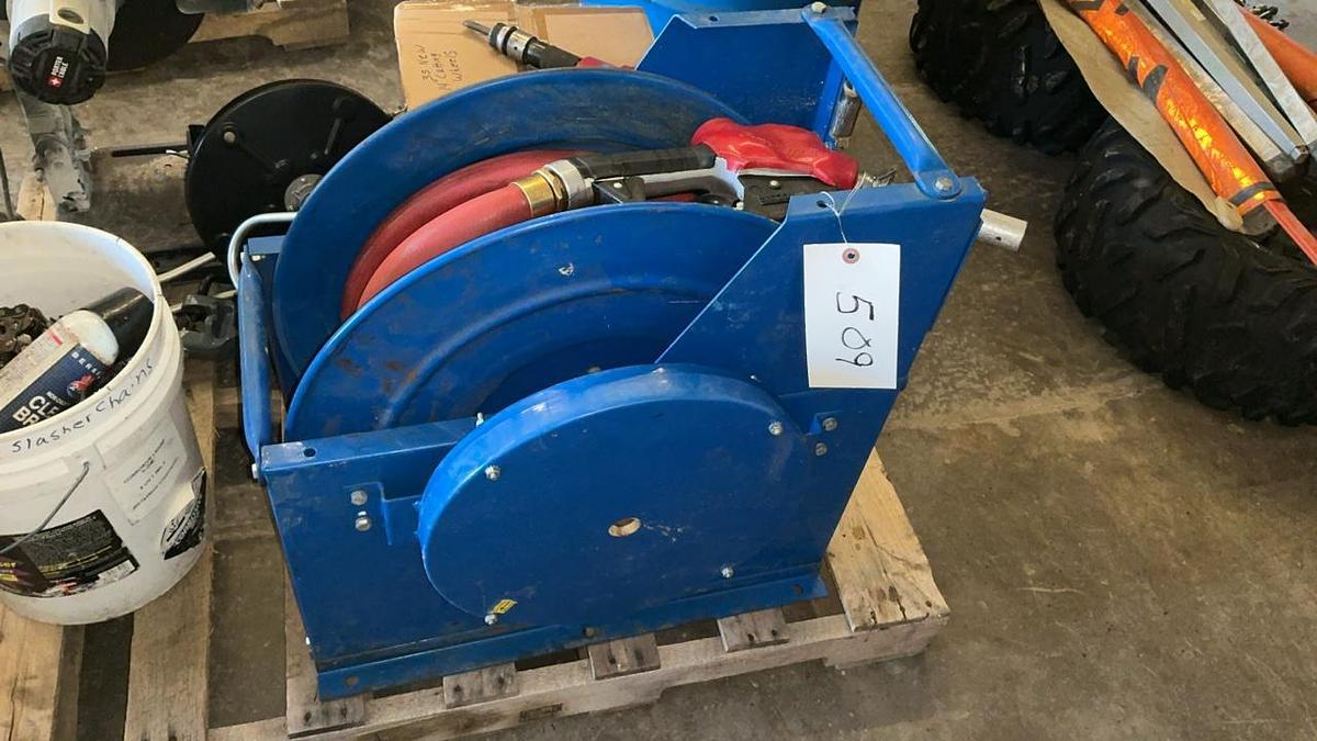 Used Hose Reel with Hose