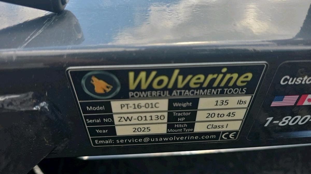 Used Wolverine PT-16-01C Quick Hitch