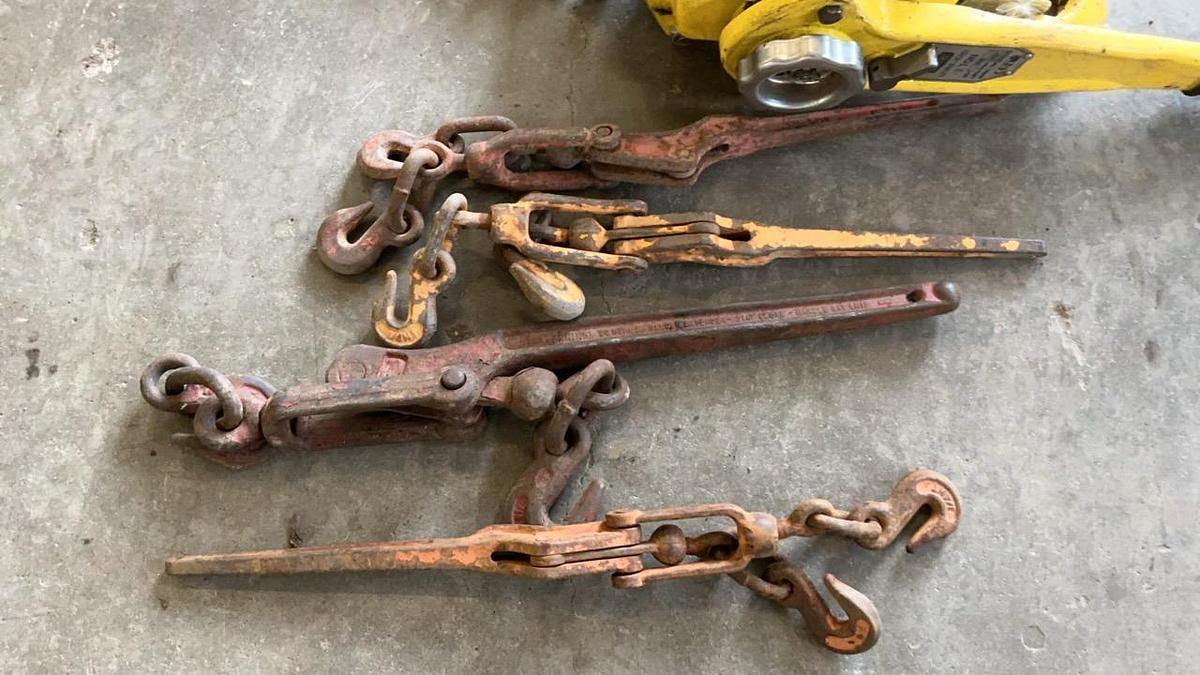 Used Lever Hoist and Lever Binders