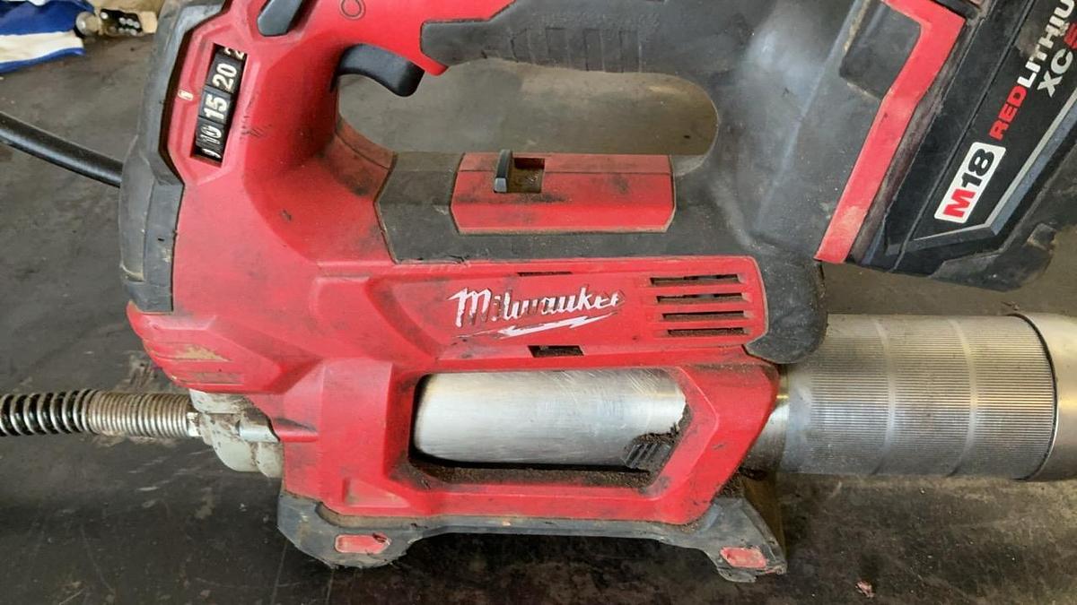 Used Milwaukee Cordless Grease Gun