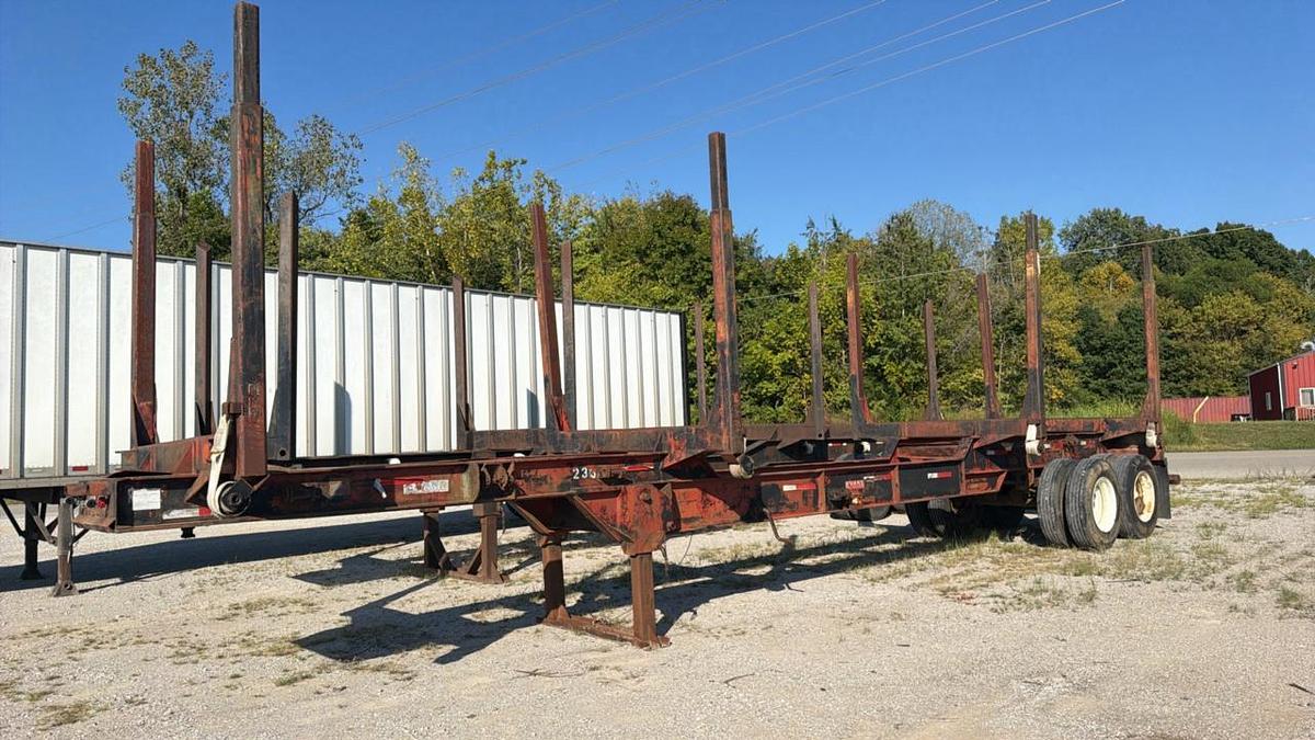 Used 1989 Evans Log Trailer