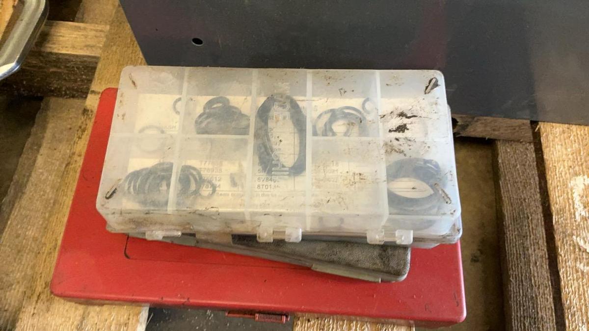 Used Storage Bin and Tools