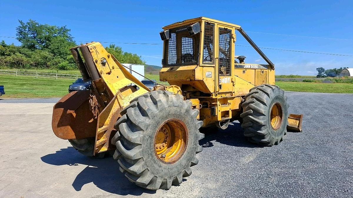 Used 1993 John Deere 640E Cable Skidder