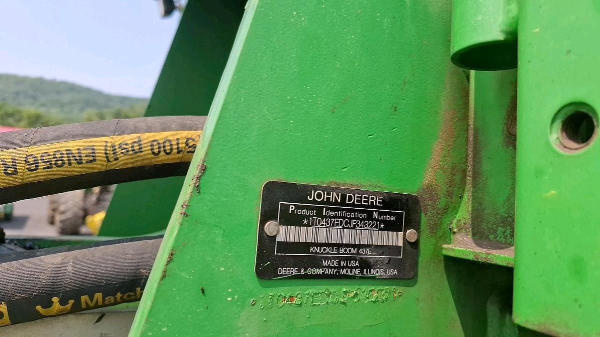 Used 2019 John Deere 437E Knuckleboom