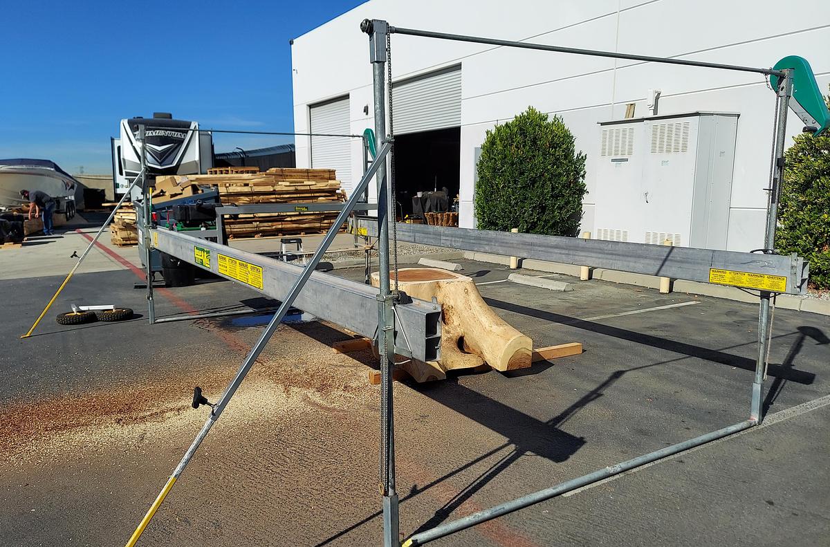 Used Lucas Mill Dedicated Slabber Sawmill