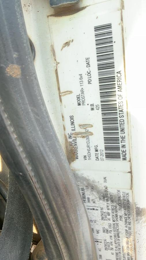 Used 2012 International ProStar Semi