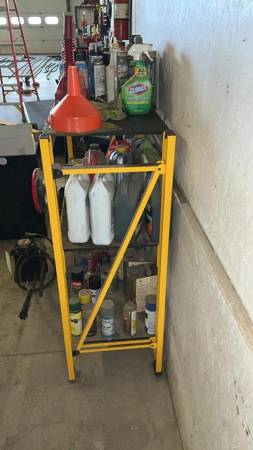 Used Dewalt Shelf and Misc. Grease and Oil