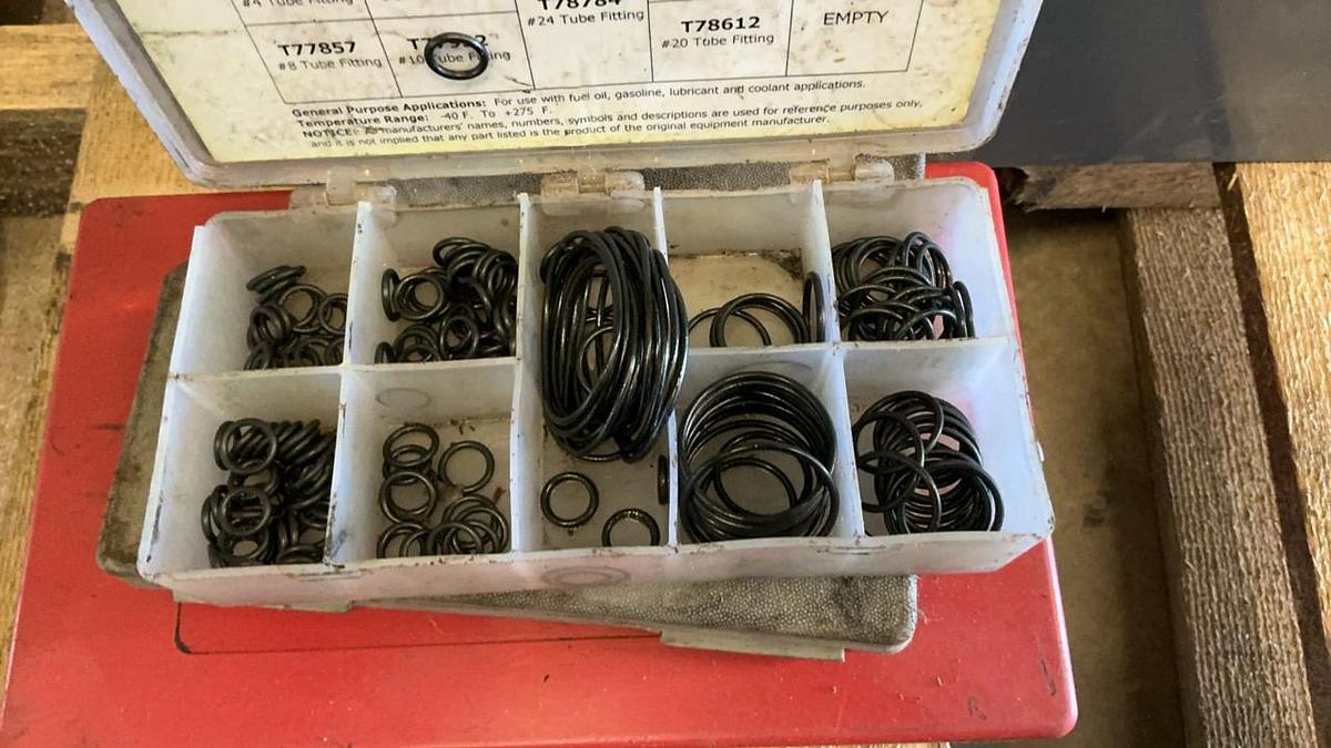 Used Storage Bin and Tools