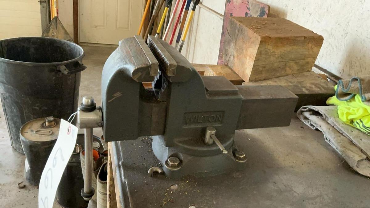 Used Steel Work Bench and Contents