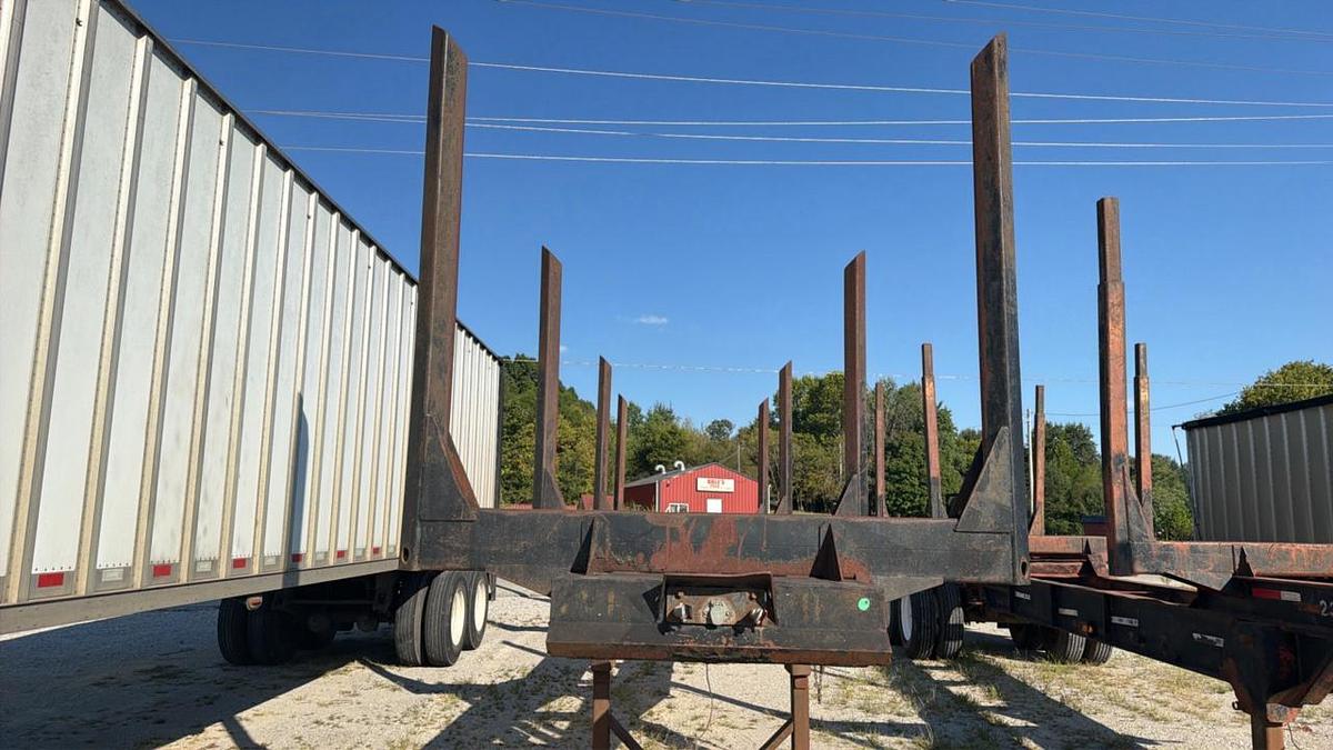 Used 1998 Sun Manufacturing Log Trailer
