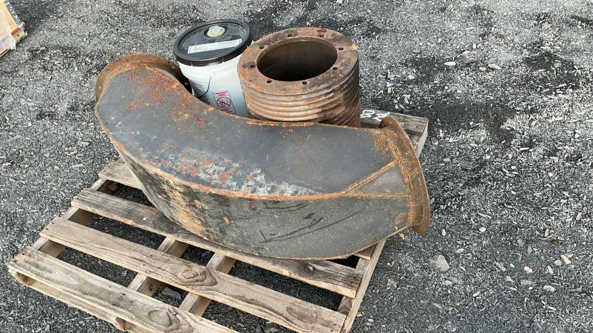 Used Cable Drum and Elbow