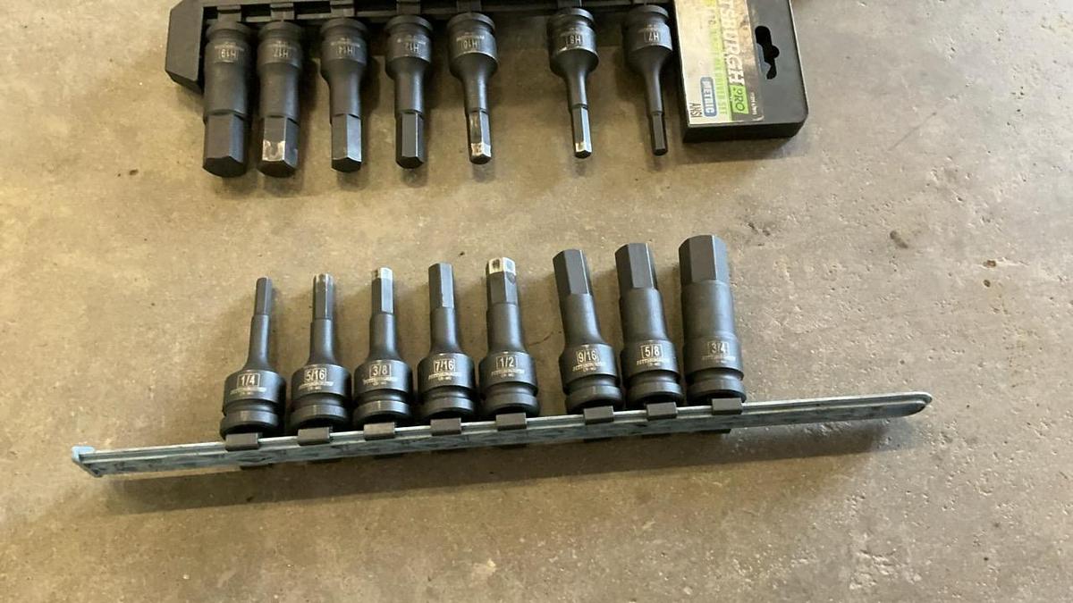 Used Socket Sets and Hex Wrenches