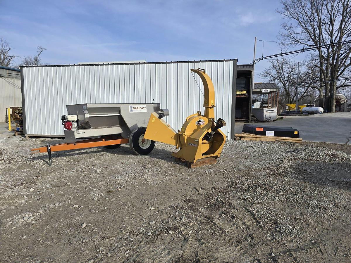 Used 36" Wallenstein Chipper / New Fertilzer Speader