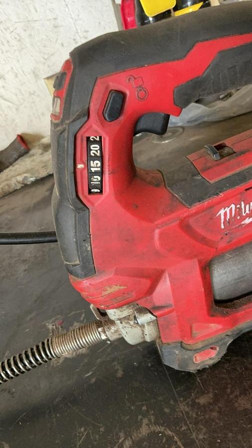Used Milwaukee Cordless Grease Gun
