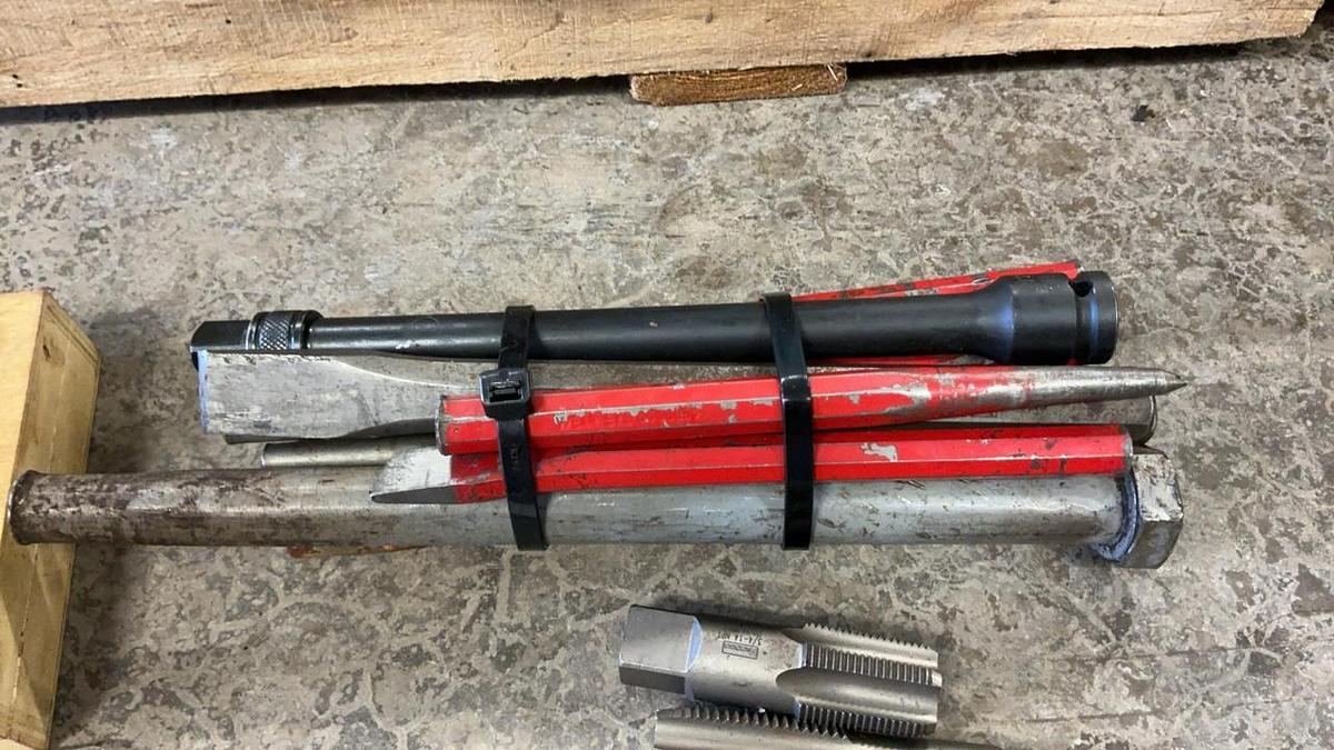 Used Pry Bars, Metal Chisels, Etc.