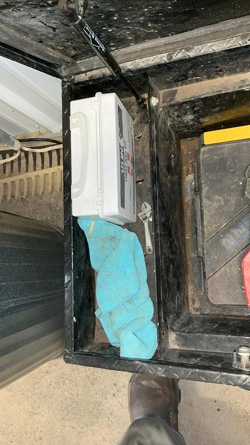 Used Truck Tool Box and Contents