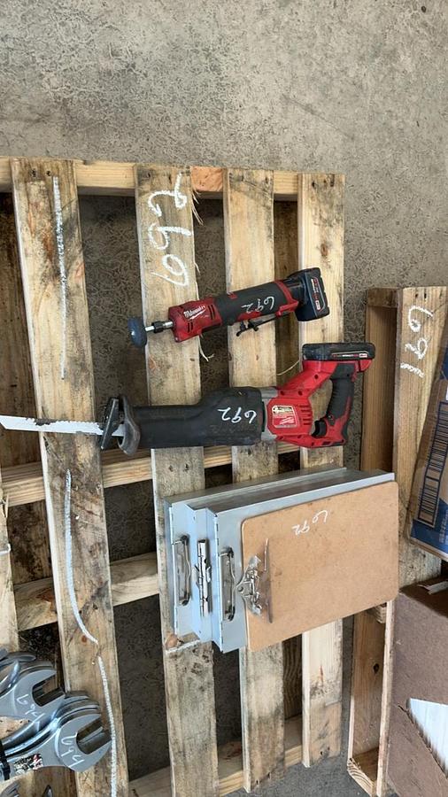 Used Sawzall, Die Grinder, and Clipboards
