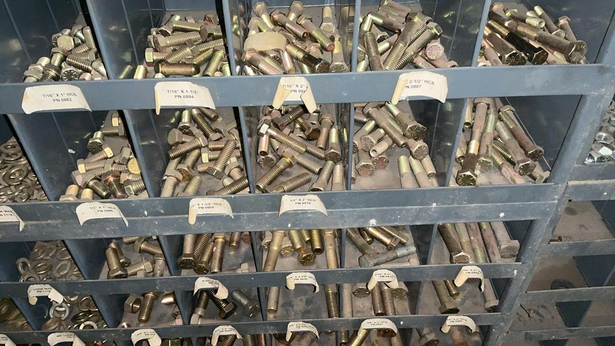 Used Bolt Storage Bin