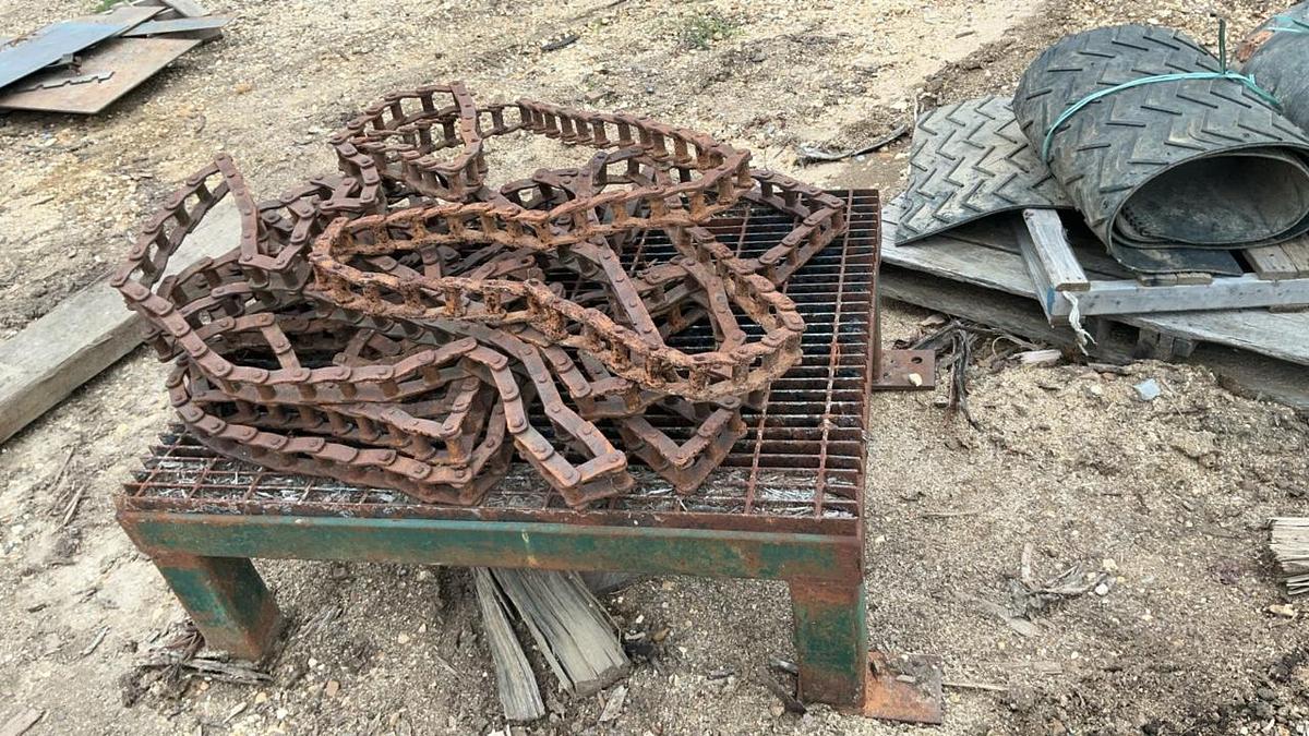 Used Shaft, Sprockets and Chain
