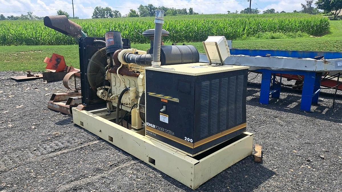 Used Detroit 671 Genset with Kohler 200R0ZD Generator