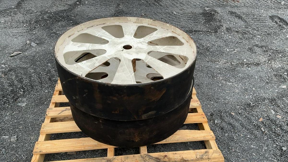 Used Rubber Coated Wheels