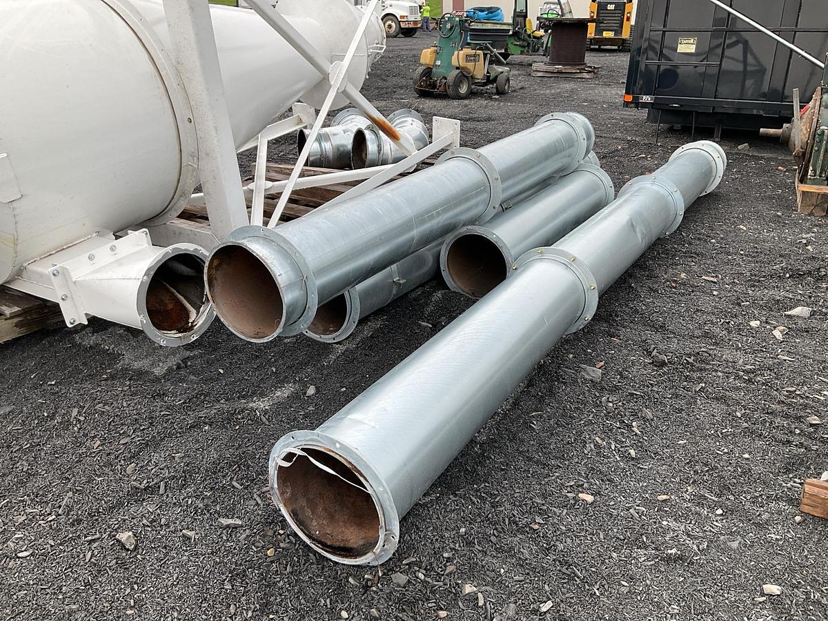 Used Dust Cyclone and Pipe