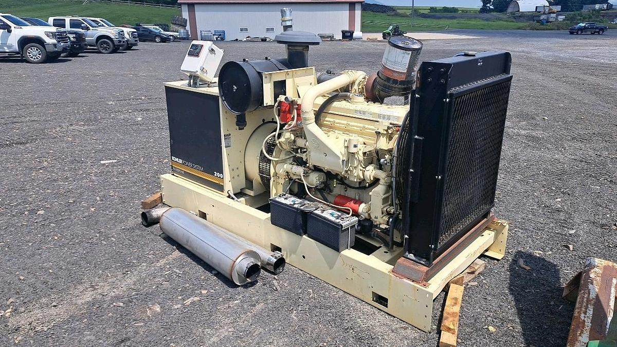Used Detroit 671 Genset with Kohler 200R0ZD Generator
