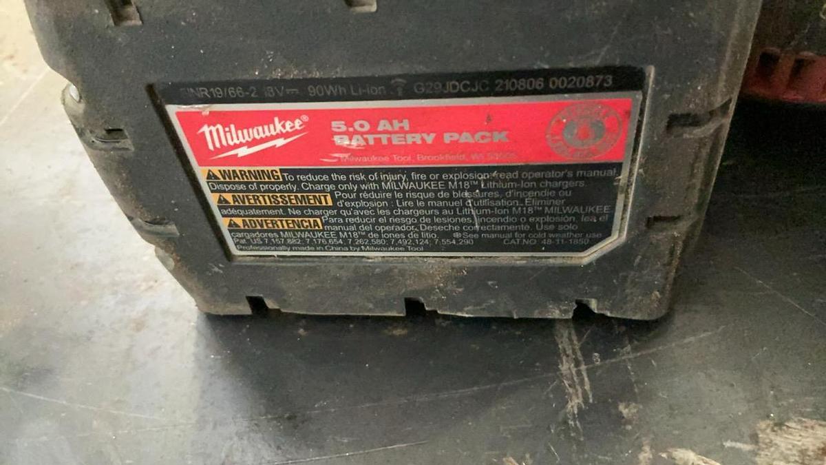 Used Milwaukee Cordless Grease Gun