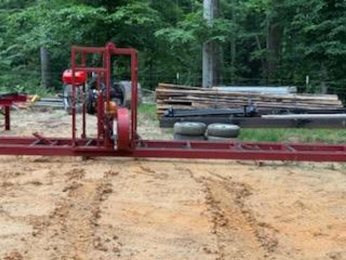 Used Zimmerman Machinery Horisonial Bandmill + A 2 Blade Edger