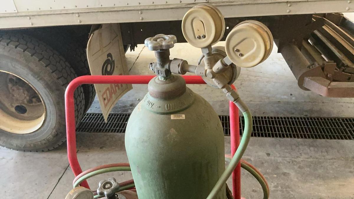 Used Cutting Torch Set on Cart