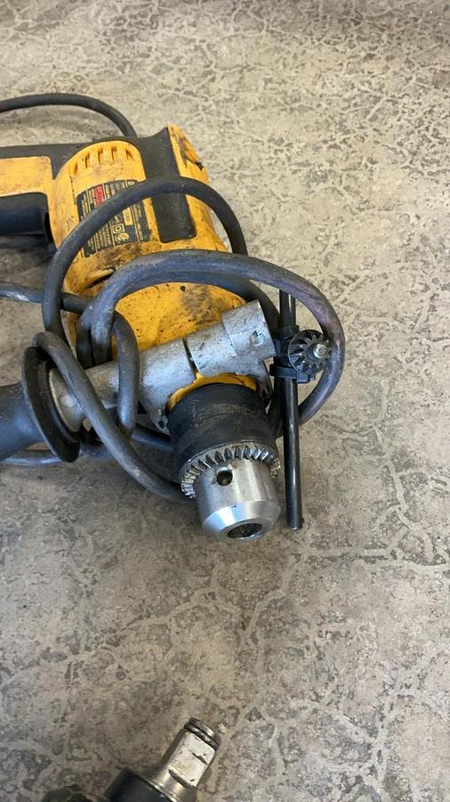 Used Hammer Drill, 4 1/2” Angle Grinder and Impacts
