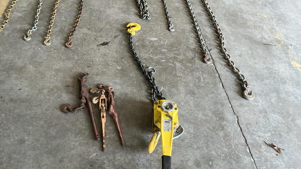 Used Lever Hoist and Lever Binders