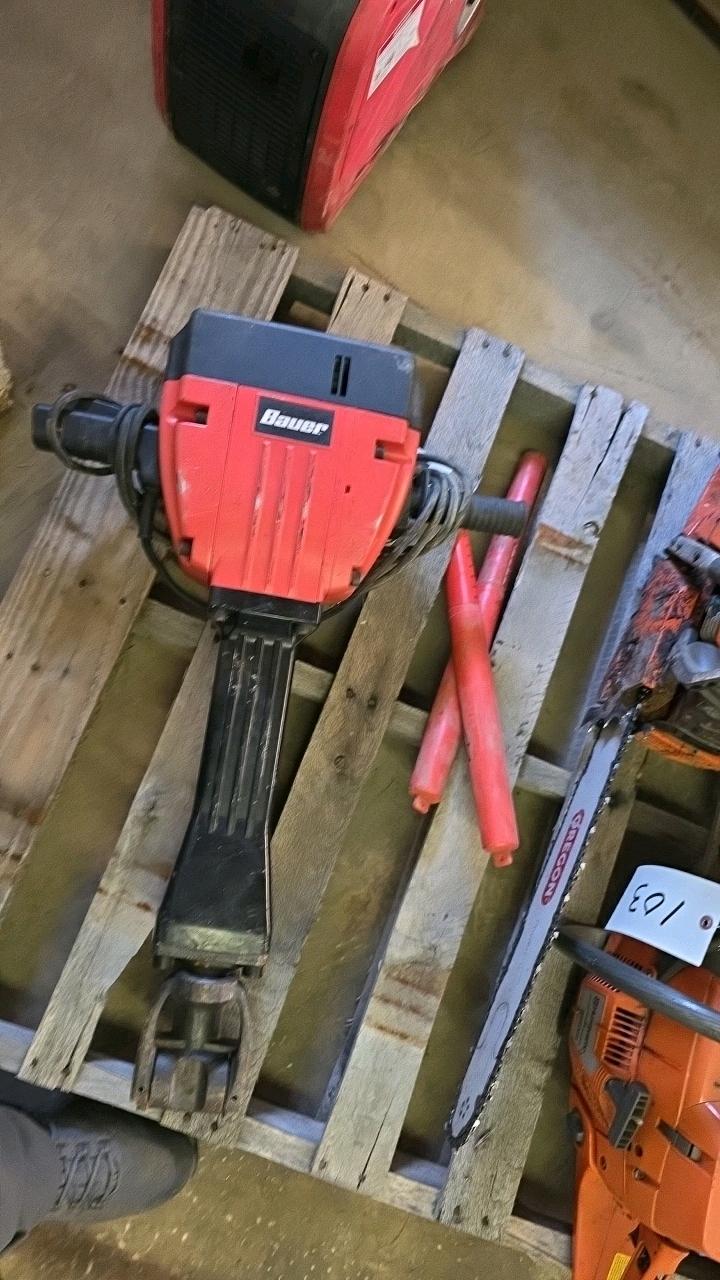 Used Baur 70 lb. Breaker Hammer
