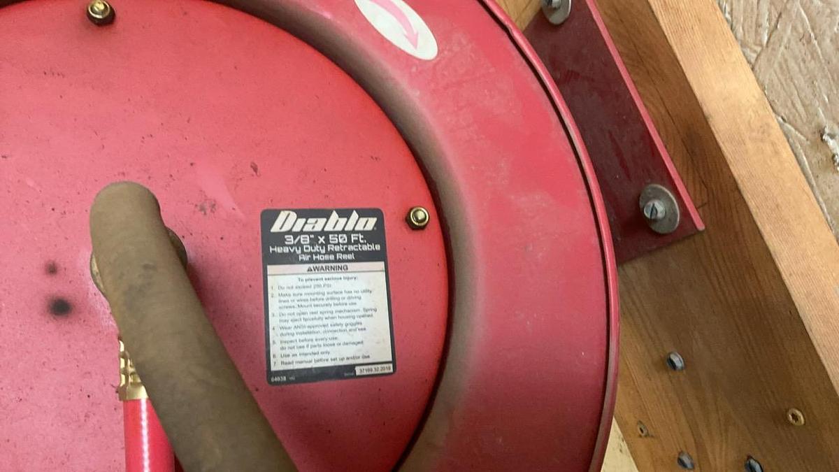 Used Diablo Air Hose Reel