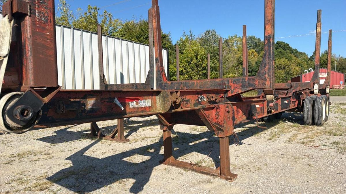Used 1989 Evans Log Trailer
