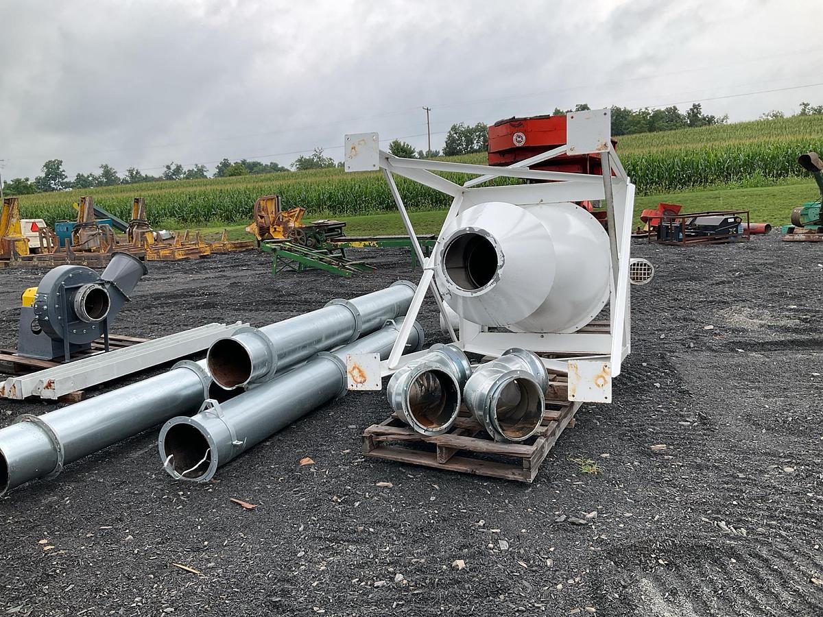 Used Dust Cyclone and Pipe