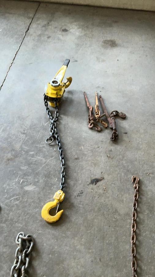 Used Lever Hoist and Lever Binders