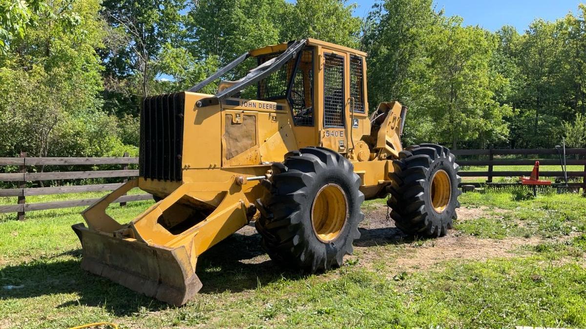 Used 1994 John Deere 540E Cable Skidder