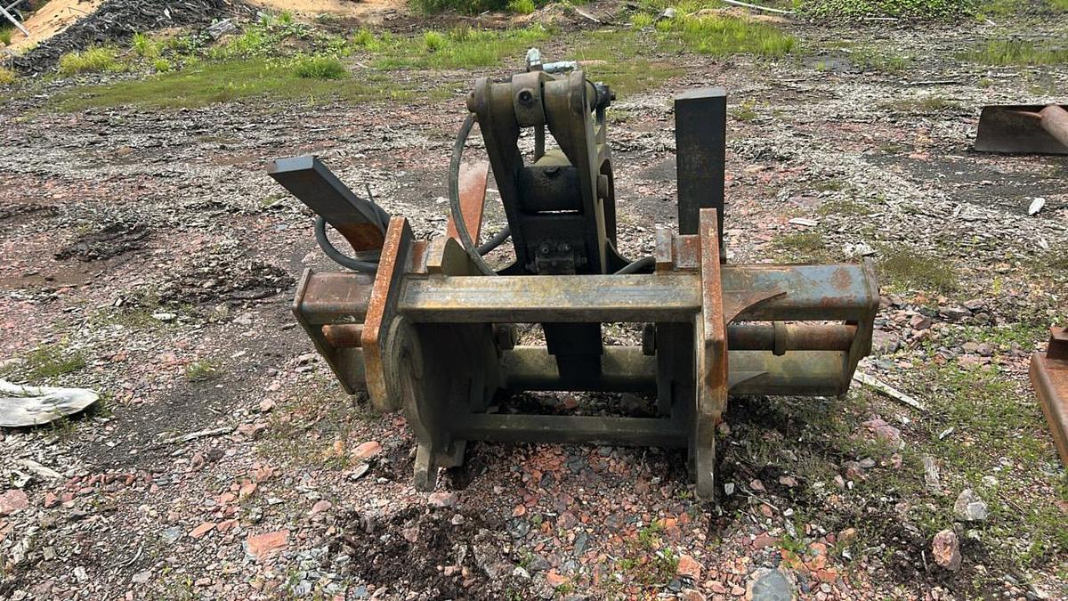 Used Loader Forks with Hyd Clamp