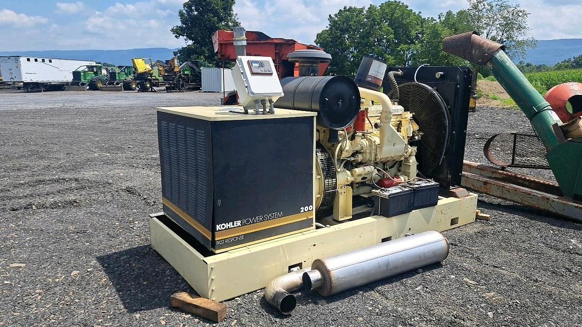 Used Detroit 671 Genset with Kohler 200R0ZD Generator