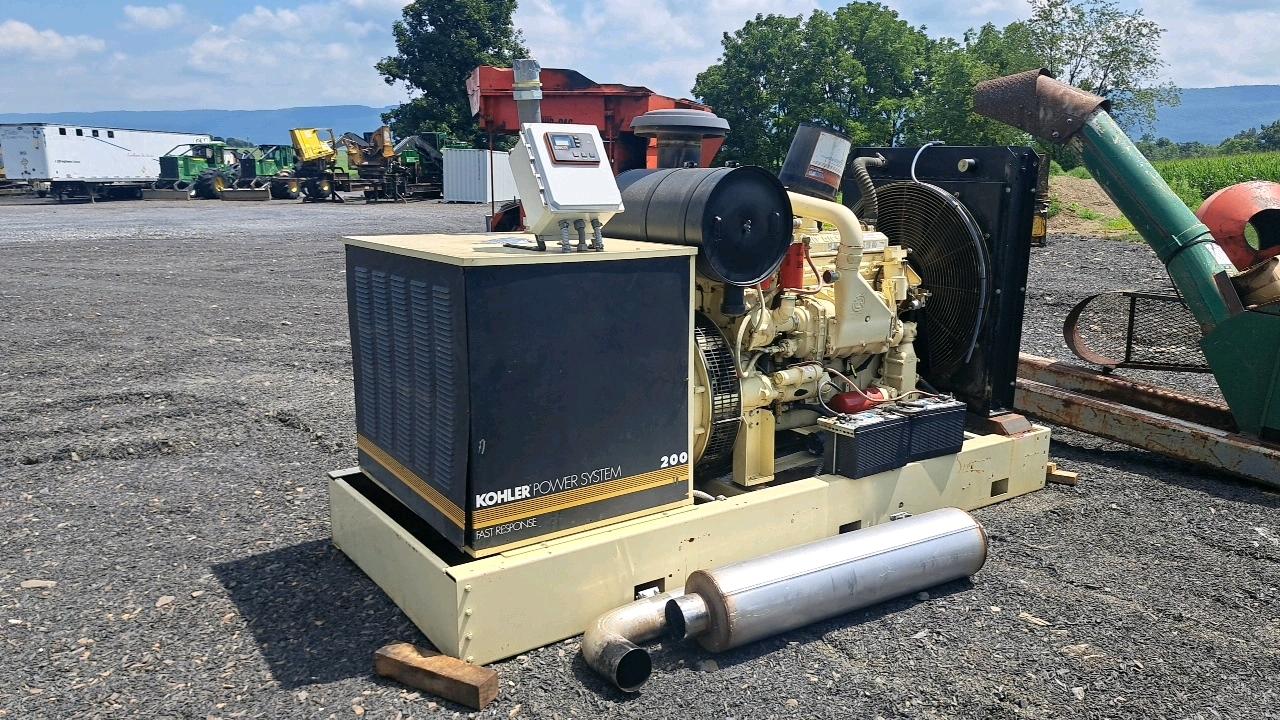 Used Detroit 671 Genset with Kohler 200R0ZD Generator