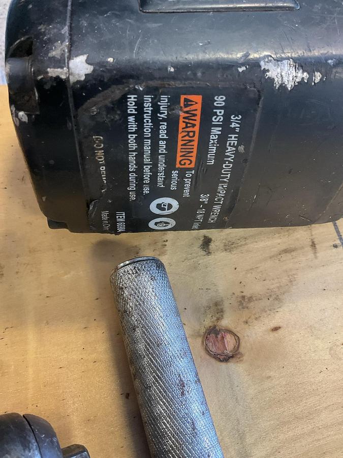 Used Air Impacts and Breaker Handles