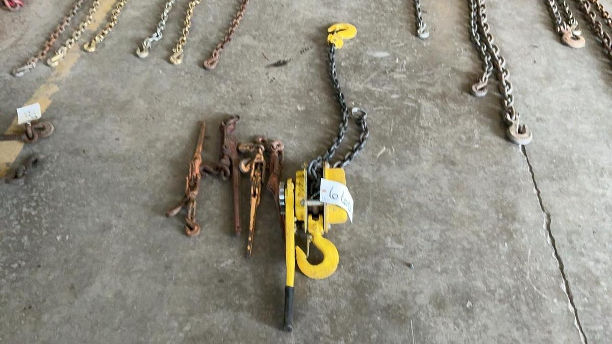 Used Lever Hoist and Lever Binders
