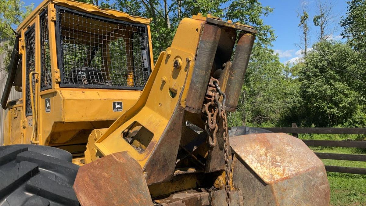 Used 1994 John Deere 540E Cable Skidder