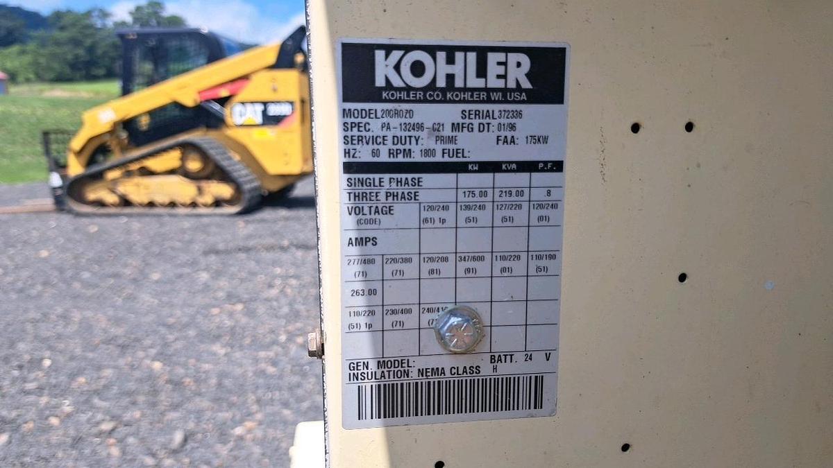 Used Detroit 671 Genset with Kohler 200R0ZD Generator
