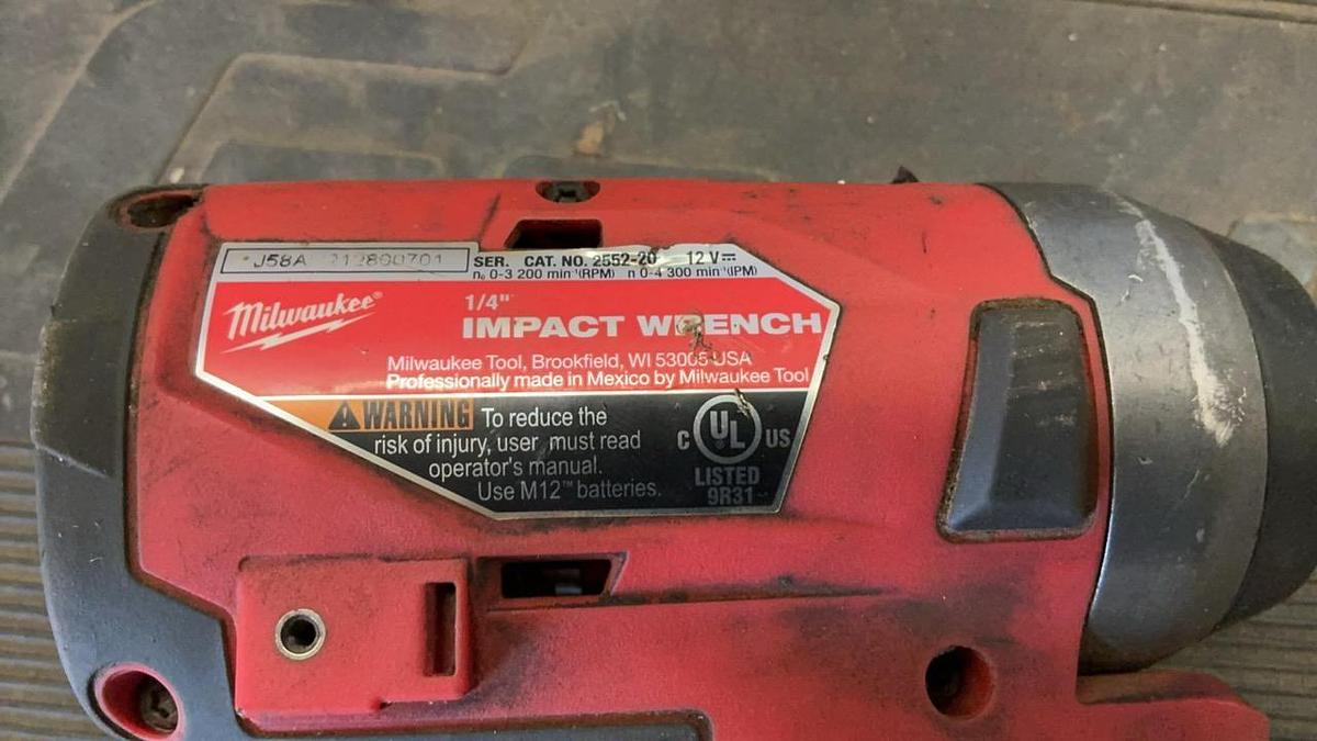 Used Milwaukee Impact and Reciprocating Saw Set