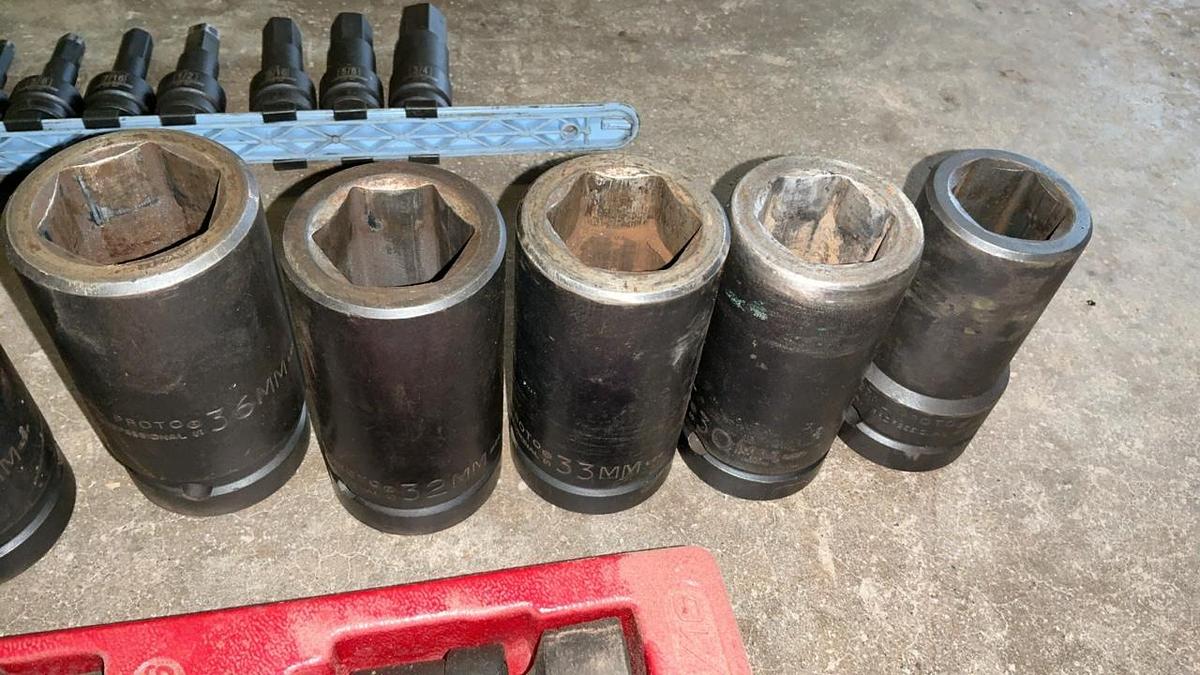Used Socket Sets and Hex Wrenches